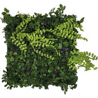 Wand-und Akustikpaneel grün L/B/H: ca. 52x52x0,4 cm pro Stück Wandpaneel 52x52 Mixed Flora - grün (52,00/52,00/0,40cm)