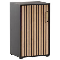Unterschrank Hank schwarz matt B/H/T: ca. 50,9x83,6x41 cm Hank - schwarz (50,90/83,60/41,00cm) - Möbelpartner