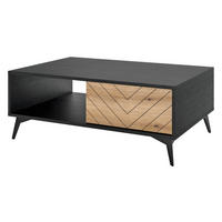 Couchtisch COUCHTISCH PEARL PE07 schwarz B/H/T: ca. 104x68x42 cm COUCHTISCH PEARL PE07 - schwarz (104,00/68,00/42,00cm) - WIPMEB