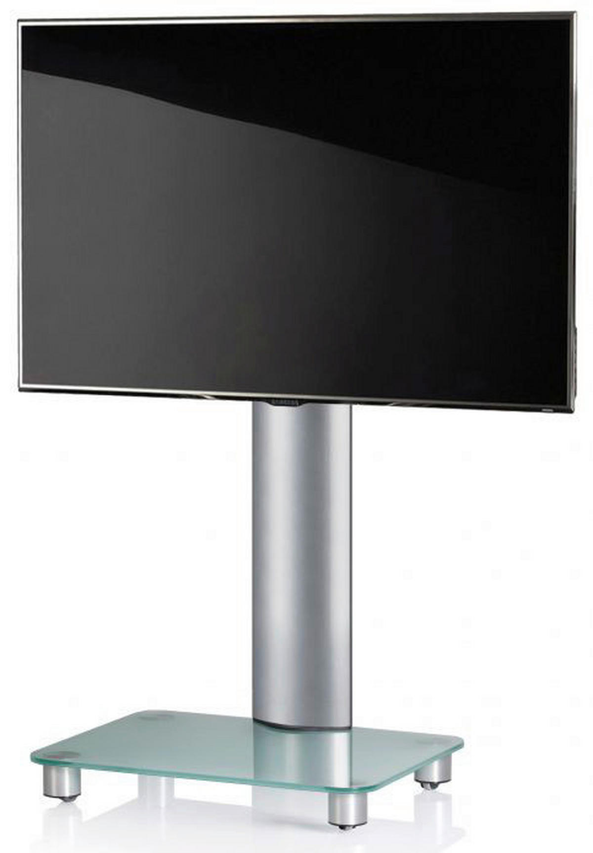 VCM TV-Standfuß TV-Standfuß silber TV-Standfuß "Tosal Silber" - silber (60,00/100,00/44,00cm) - VCM