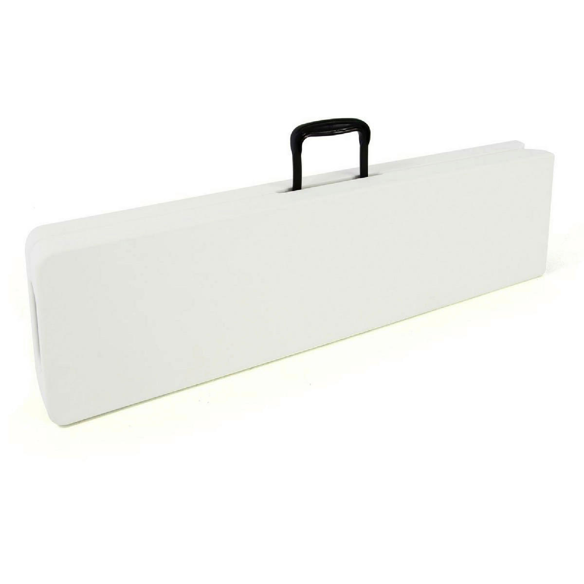 VCM Klappbank weiß Kunststoff B/H/L: ca. 25x41x180 cm Klappbank - weiß (180,00/25,00/41,00cm) - VCM