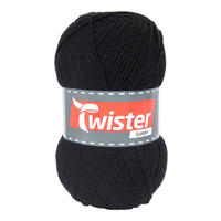 Twister Handstrickgarn Luxor schwarz L: ca. 52500 cm Luxor - schwarz (52500,00cm) - Twister