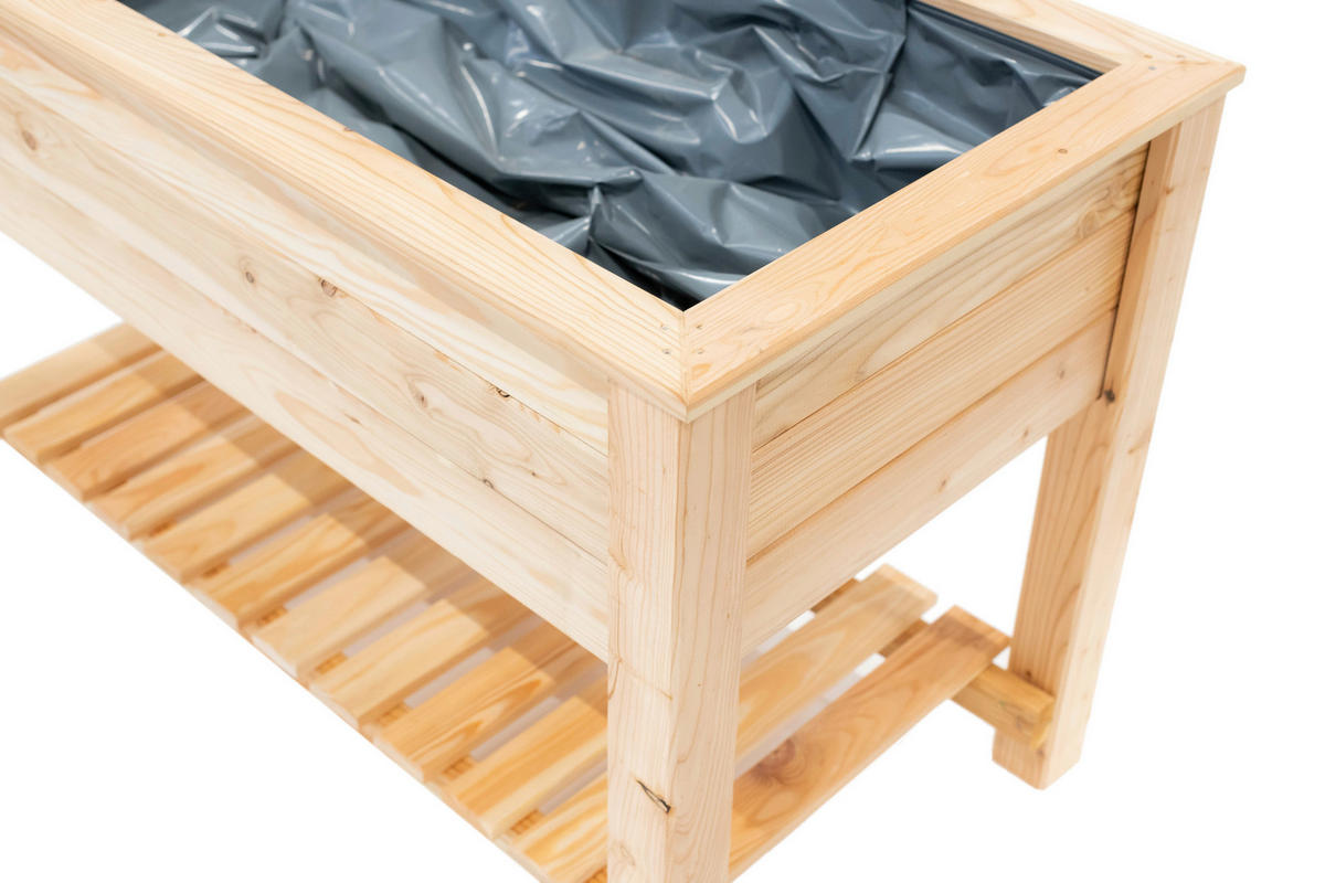Westmann Stelzenhochbeet natur Holz B/H/T: ca. 120x75x65 cm Stelzenhochbeet - natur (120,00/75,00/65,00cm) - Westmann