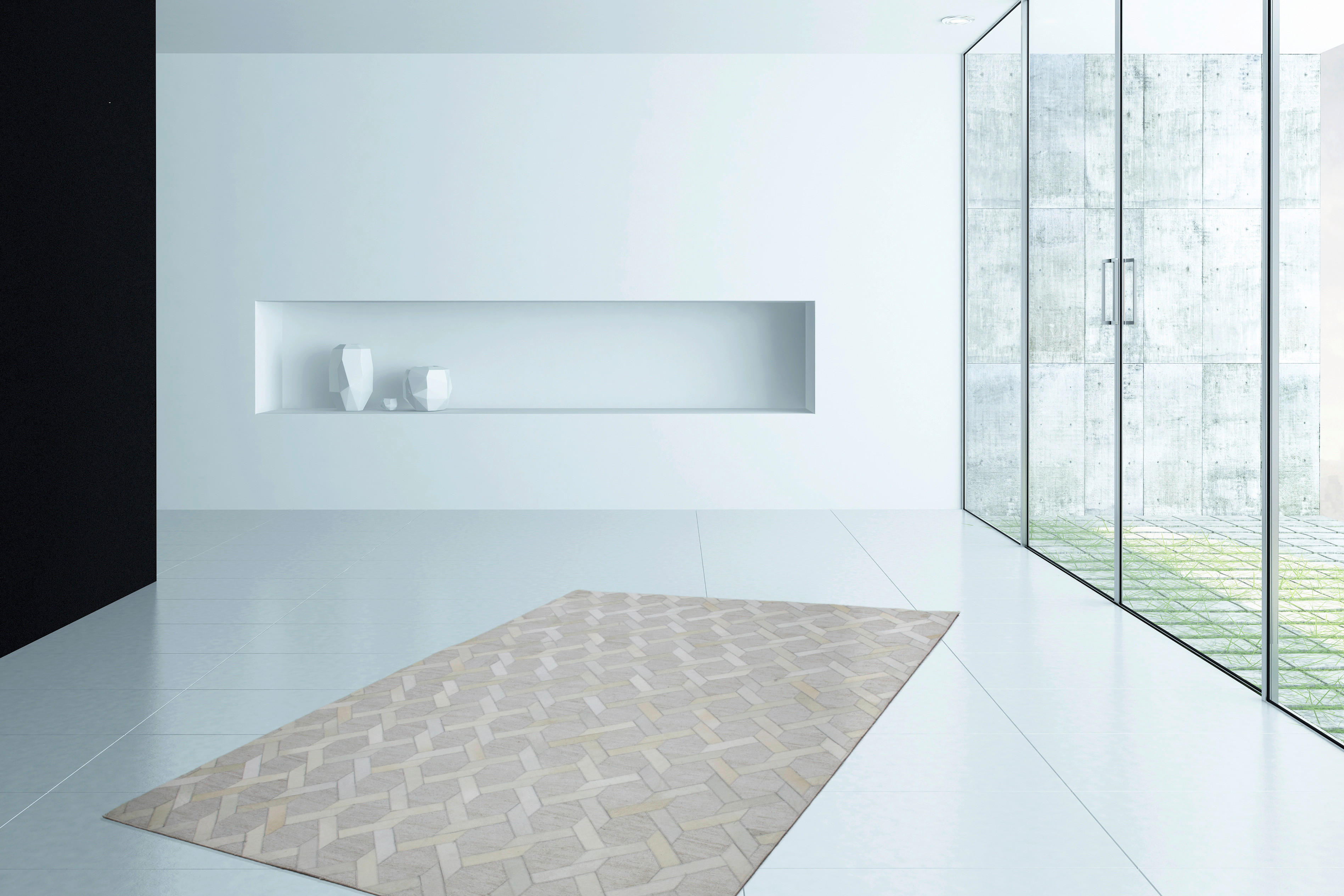 Kayoom Kurzflorteppich Chimera 125 elfenbein B/L: ca. 80x150 cm Chimera 125 - elfenbein (80,00/150,00cm) - Kayoom