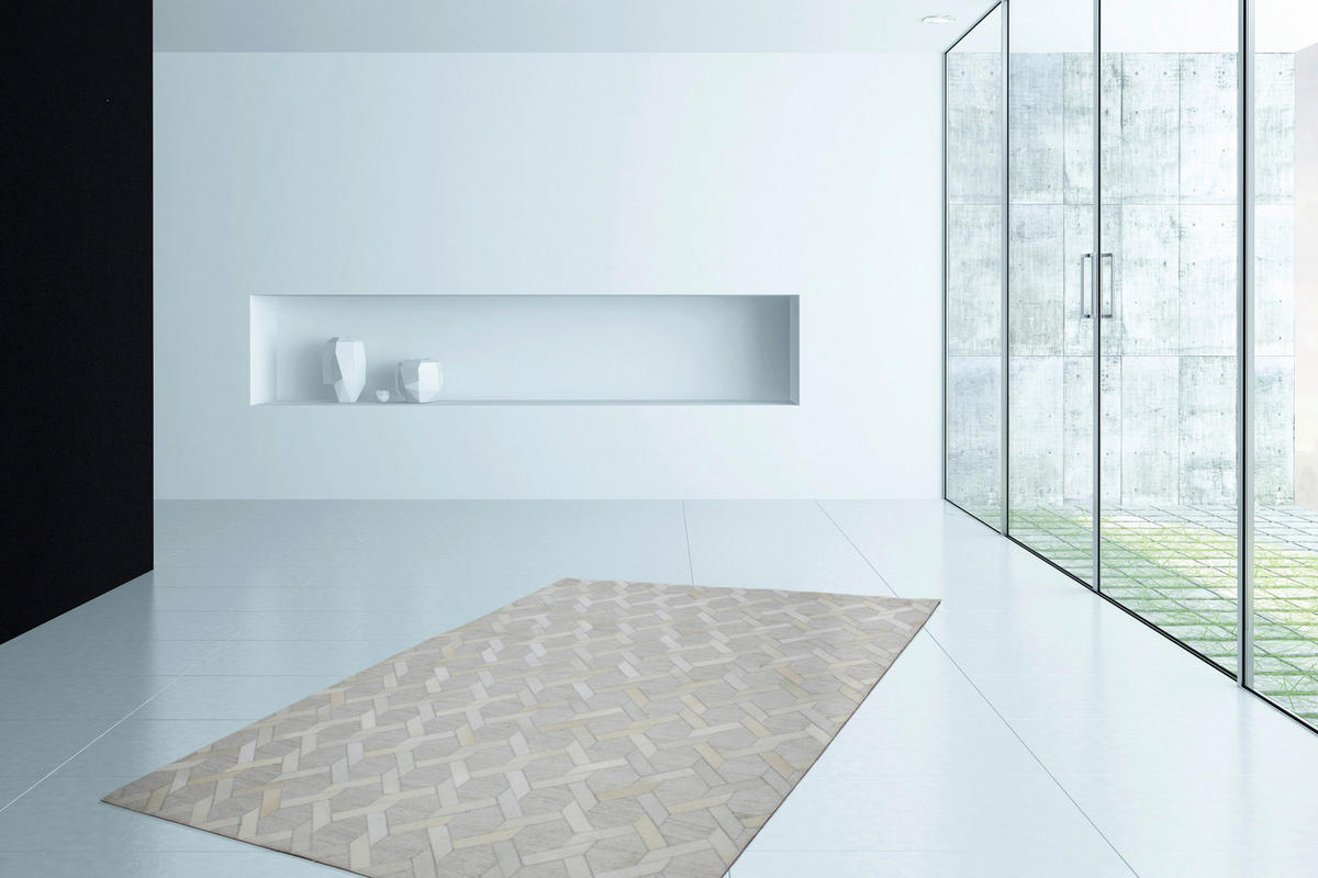 Kayoom Kurzflorteppich Chimera 125 elfenbein B/L: ca. 80x150 cm Chimera 125 - elfenbein (80,00/150,00cm) - Kayoom