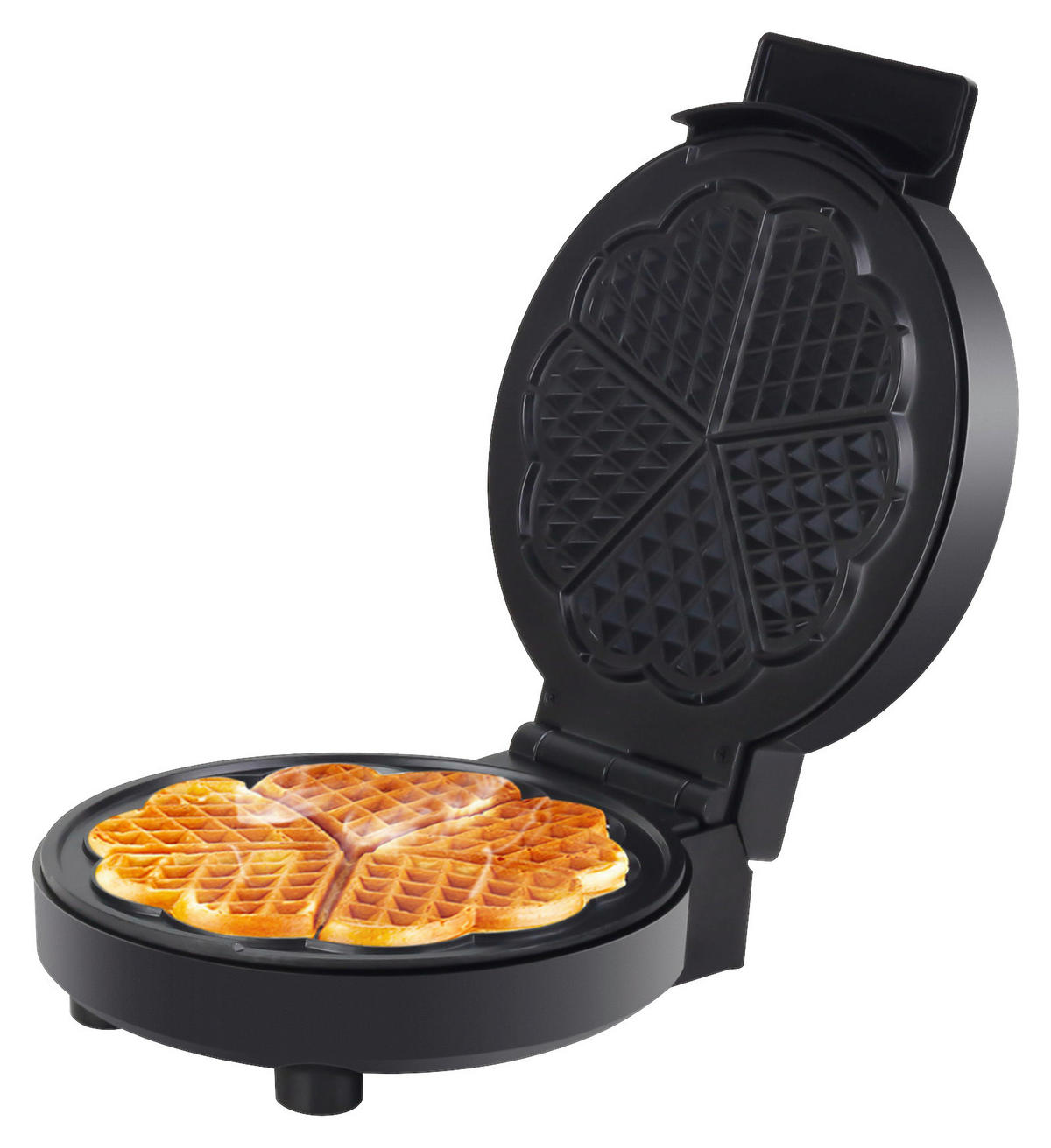 Elta Waffelautomat WM-110.1 schwarz Waffelautomat - schwarz/Edelstahl - Elta