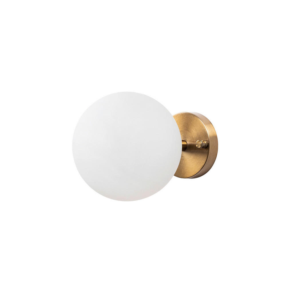 Thumbnail - Opviq Wandleuchte Atmaca bronze Glas Metall B/H/T/L/D: ca. 15x24x15x15x15 cm E14 1 Brennstellen