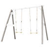 AXI Schaukel 4in1 SportsFun grau B/H/L: ca. 254x207x160 cm SportsFun - weiß/grau (160,00/254,00/207,00cm) - AXI