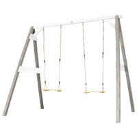 AXI Schaukel 4in1 SportsFun grau B/H/L: ca. 254x207x160 cm SportsFun - weiß/grau (160,00/254,00/207,00cm) - AXI