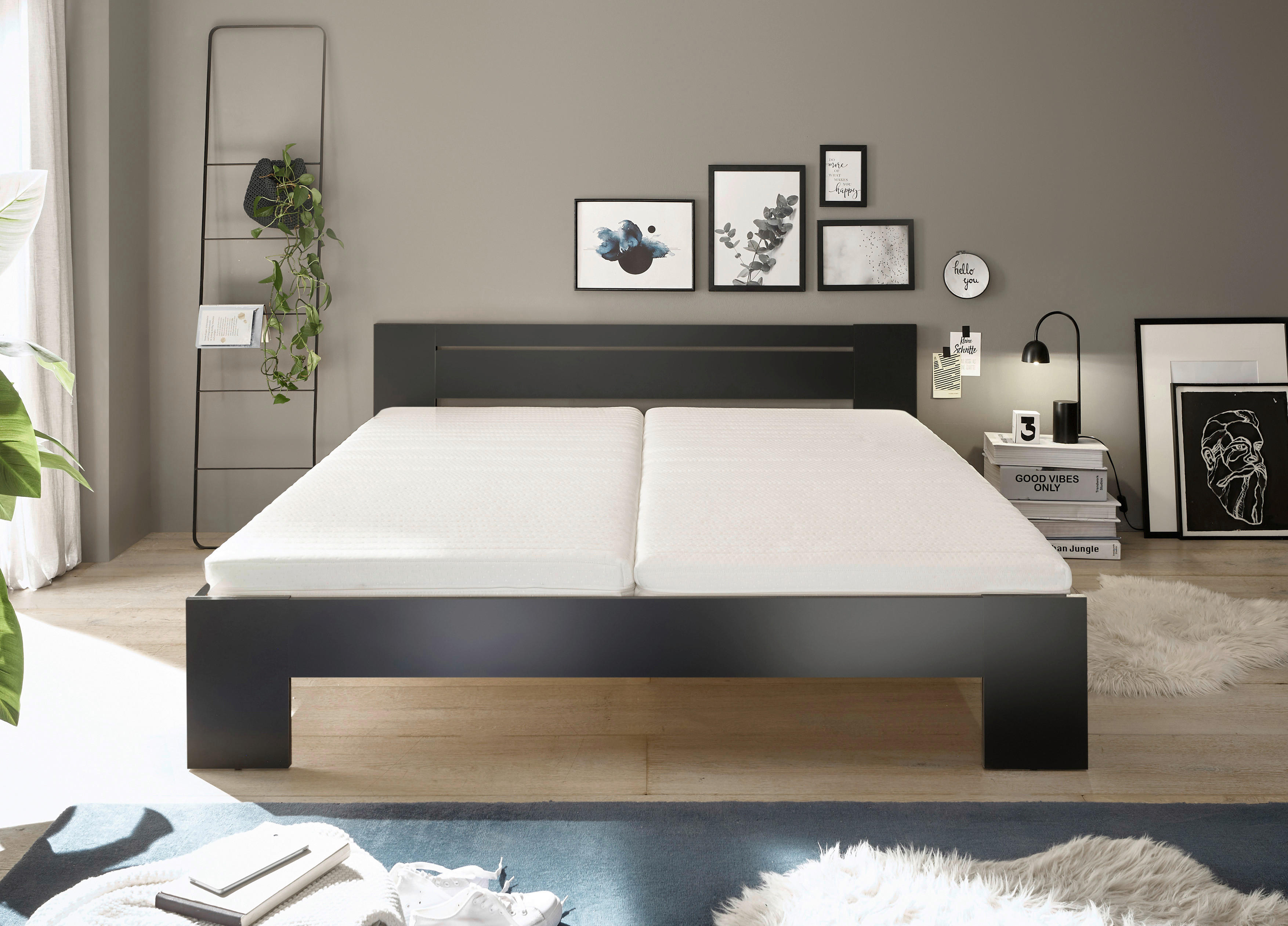 Thumbnail - Futonbett Cannes schwarz Liegefläche B/L: ca. 180x200 cm