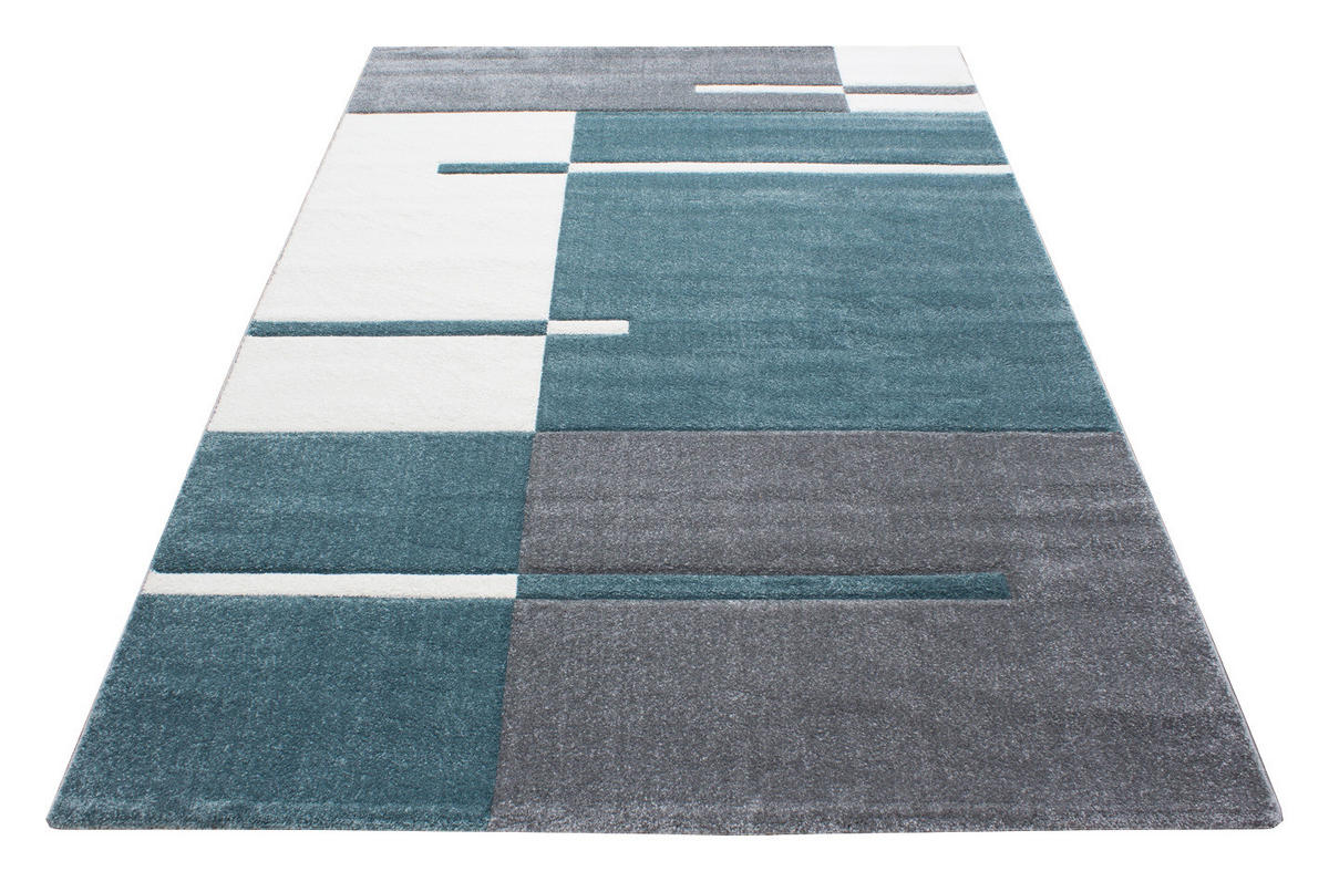 Ayyildiz Teppich HAWAII blau B/L: ca. 80x150 cm HAWAII - blau (80,00/150,00cm) - Ayyildiz