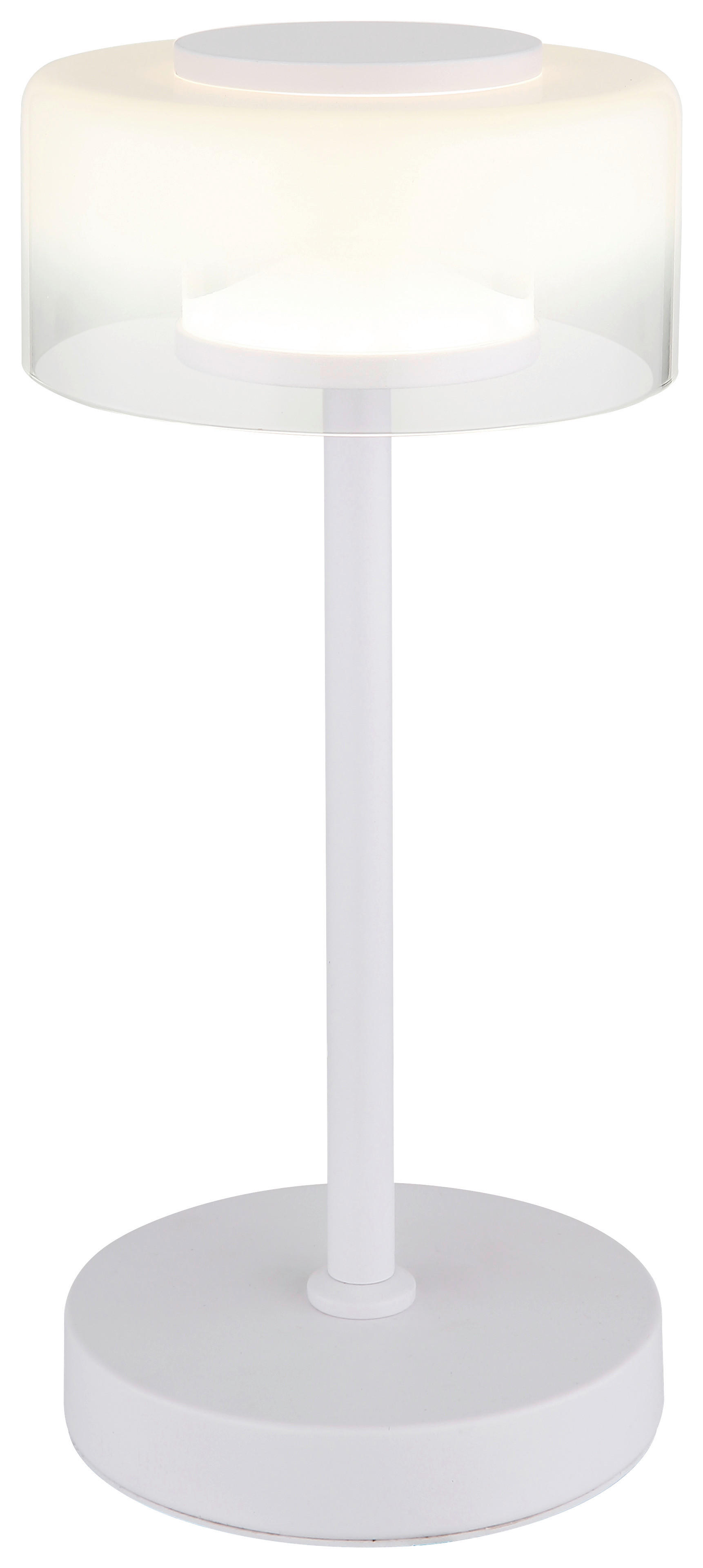GLOBO Tischleuchte BELINDA - weiß/Opal (15,00/32,50cm) - GLOBO