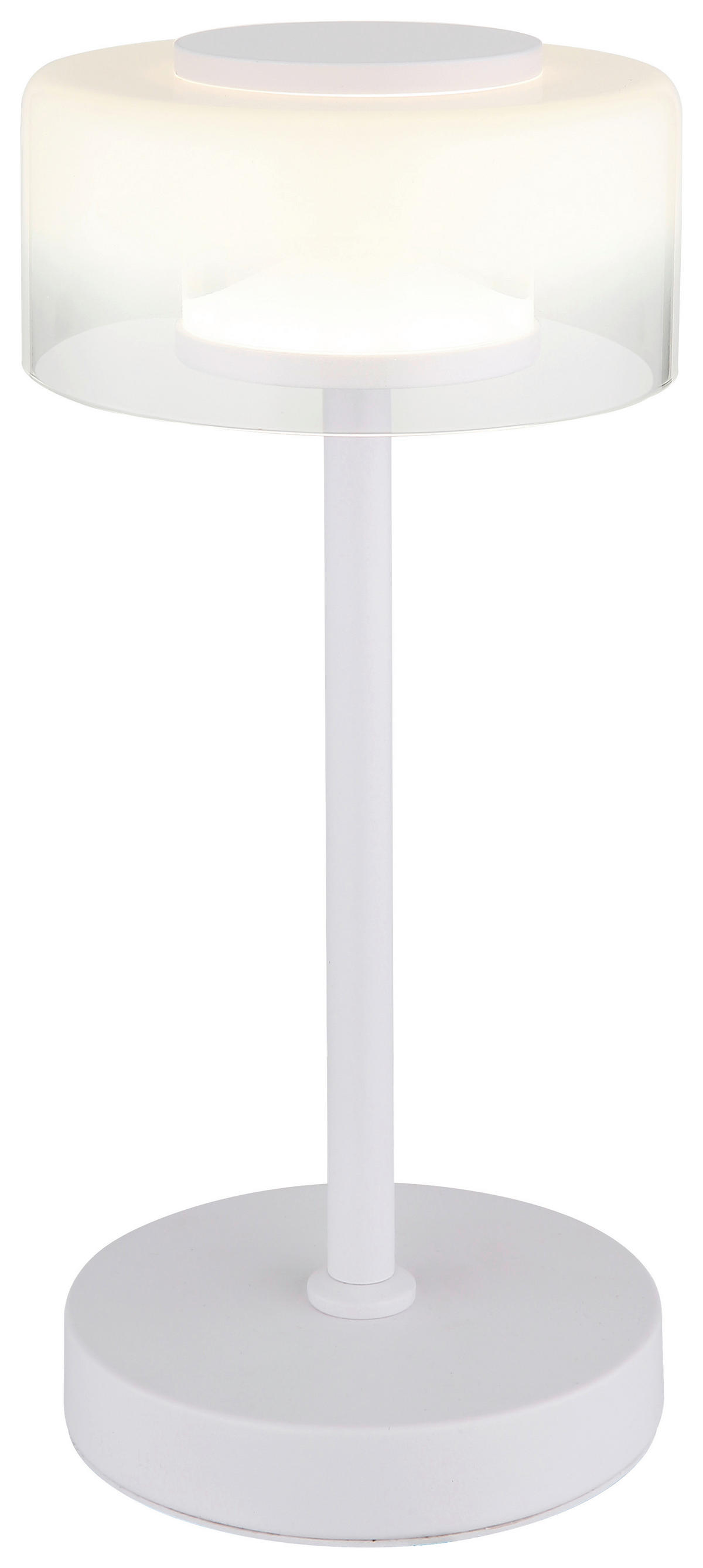 GLOBO Tischleuchte BELINDA - weiß/Opal (15,00/32,50cm) - GLOBO