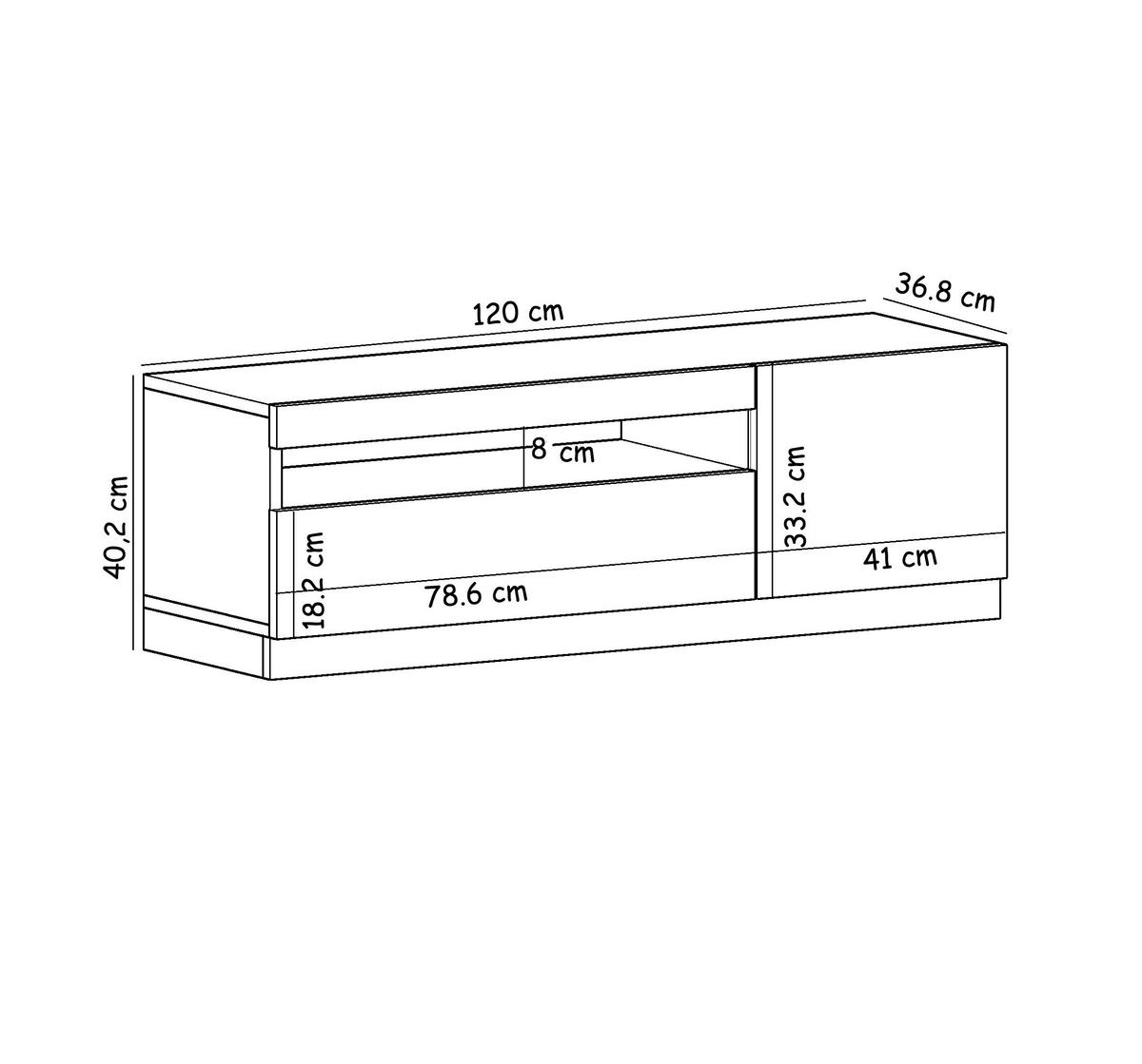 TV-Lowboard 9079 9079 - moebel17