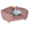 PawHut Hundebett rosa Polyester B/H/L: ca. 47x30x70 cm Hundebett - rosa (70,00/47,00/30,00cm) - PawHut