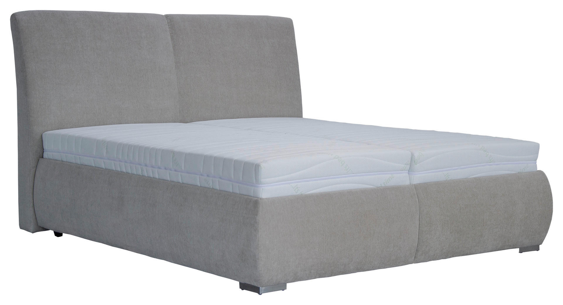 Polsterbett Valeria grau Liegefläche B/L: ca. 180x200 cm Valeria - grau (193,00/127,00/227,00cm)