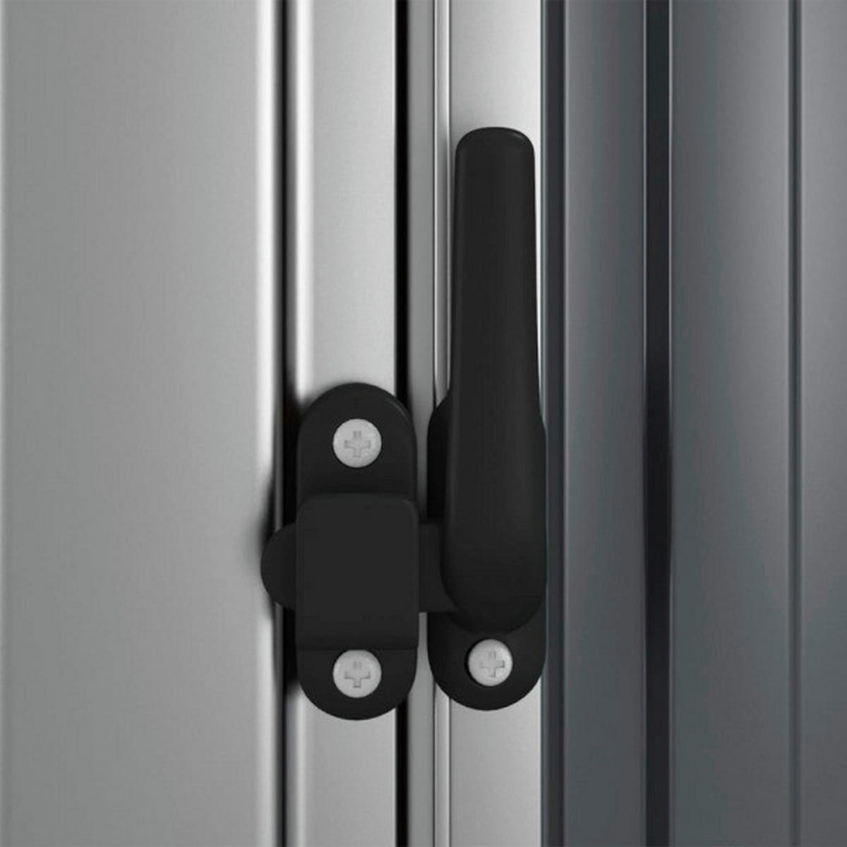 VidaXL Gartenhaus grau B/H/T: ca. 118,5x209,5x97 cm Gartenhaus - grau (118,50/209,50/97,00cm) - VidaXL