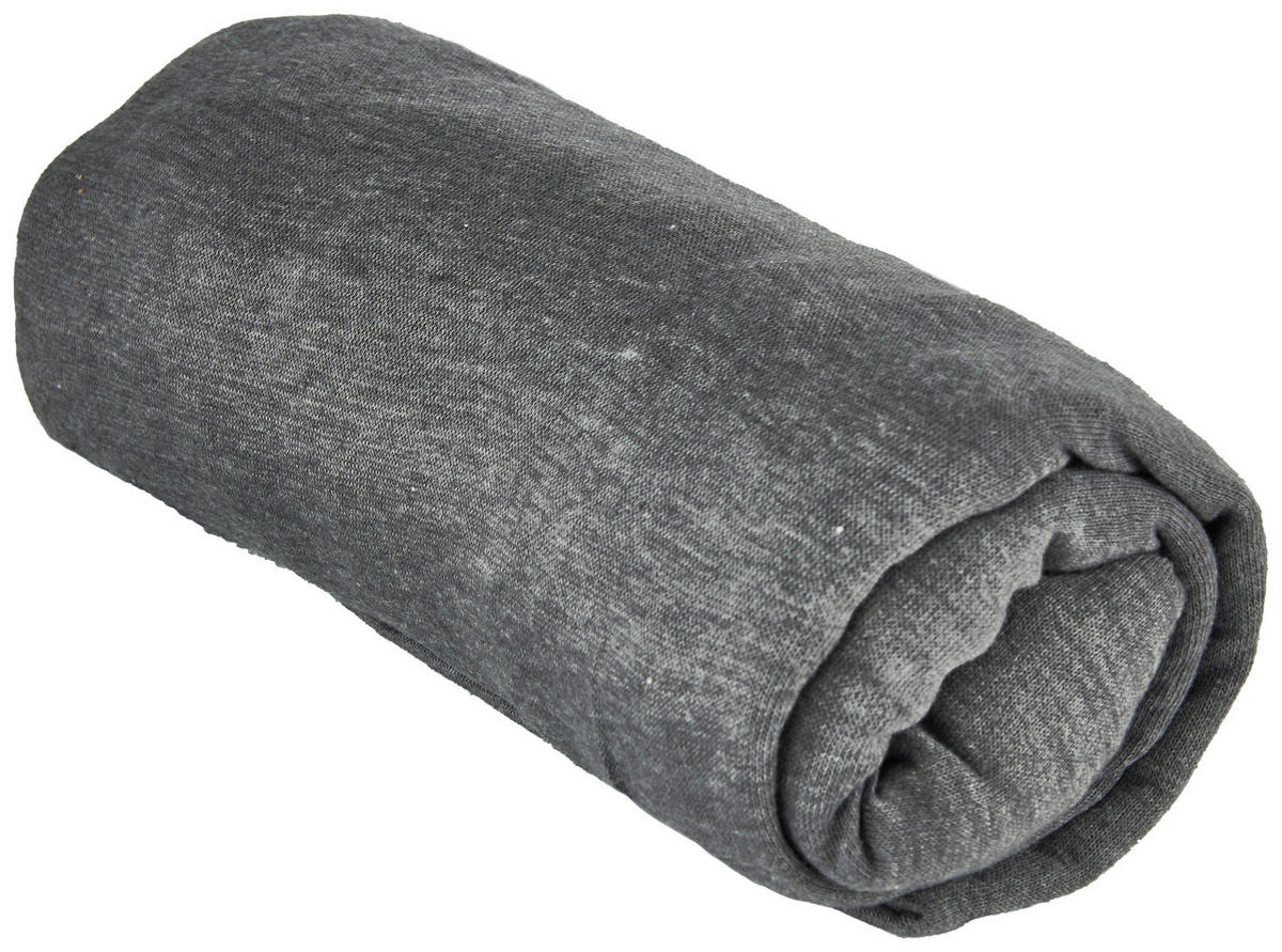 Jersey Spannbetttuch Spannbetttuch_Jersey 100x200cm - anthrazit (100,00/200,00cm) - Sensation
