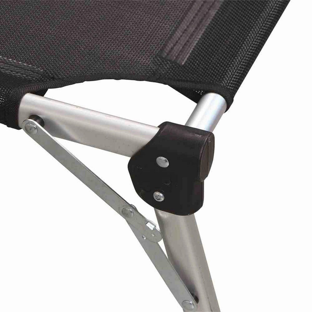 Gardamo Gartenliege SOLE schwarz Aluminium SOLE - schwarz - Gardamo