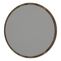 Wandspiegel Glob walnuss Nachbildung B/H/T: ca. 59x59x2 cm Glob - walnuss (59,00/59,00/2,00cm) - moebel17
