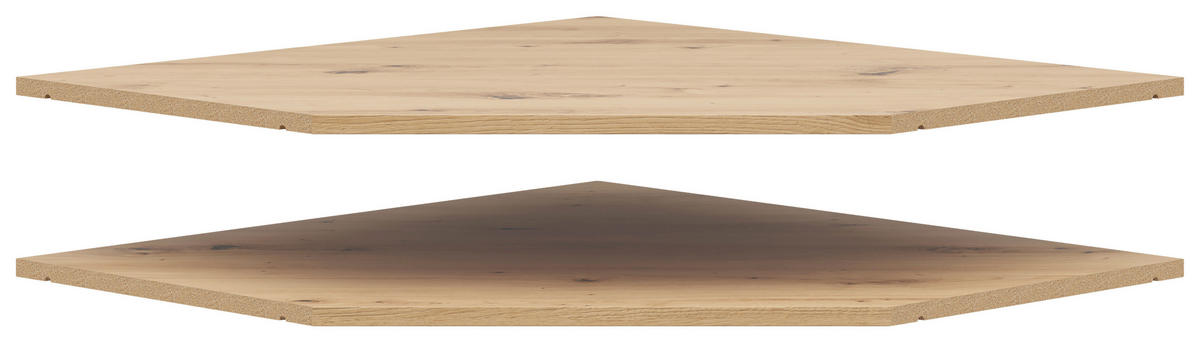 Einlegeböden-Set Multi-Stauraum Typ 48 Eiche Artisan Nachbildung B/H/T: ca. 74x1,5x96 cm Multi-Stauraum Typ 48 - Eiche (74,00/1,50/96,00cm)