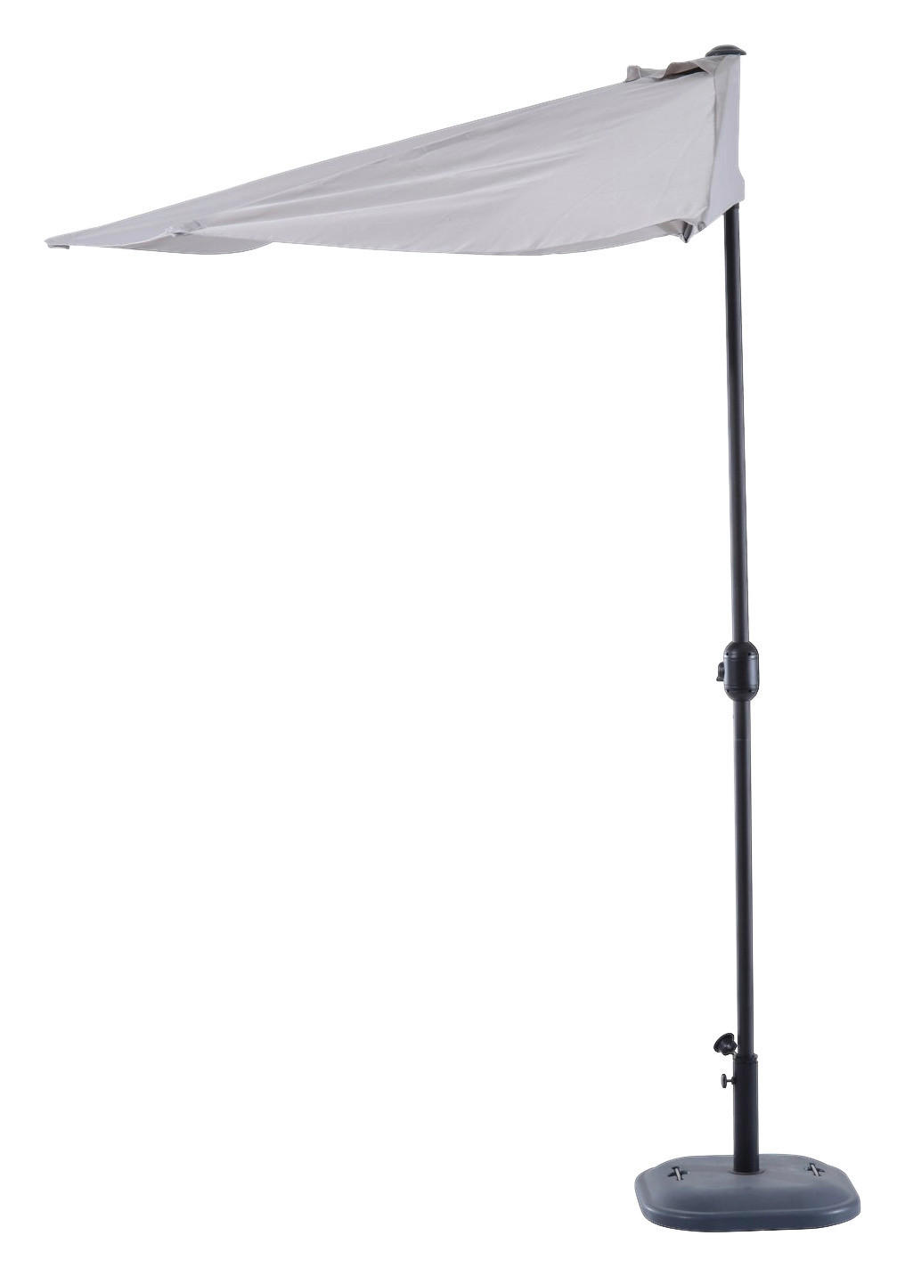 Outsunny Sonnenschirm grau Aluminium B/H/L: ca. 150x249x293 cm Sonnenschirm - grau (293,00/150,00/249,00cm) - Outsunny