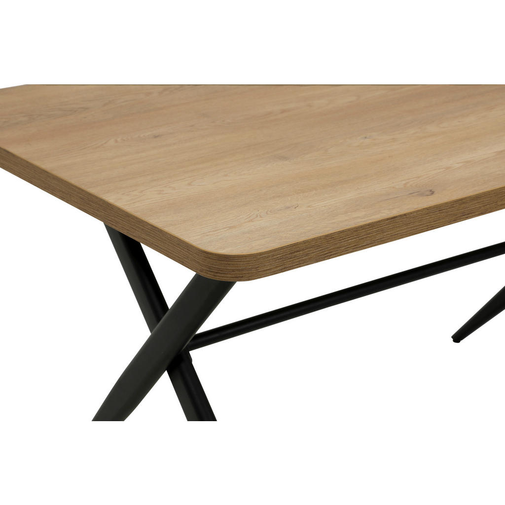 Thumbnail - Esstisch Menorca Artisan Oak Nachbildung B/H/T: ca. 140x76x90 cm