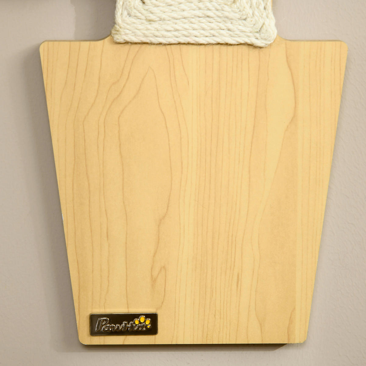 PawHut Tier-Zubehör weiß Polypropylen B/H/L: ca. 30x1,5x60 cm Kratzmatte - Eiche/weiß (60,00/30,00/1,50cm) - PawHut