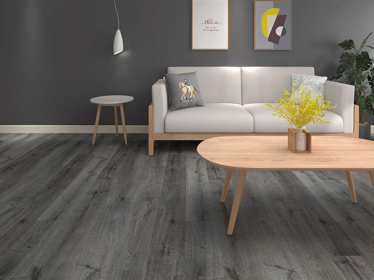 Click-Vinylboden Heek ca. 2,782 m² im Paket  B/L: ca. 22,8x122 cm pro Paket Heek ca. 2,782 m² im Paket - (22,80/122,00cm)
