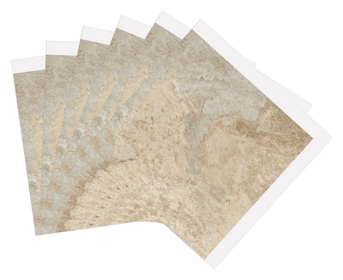 d-c-fix Wandfliese beige B/L: ca. 30,5x30,5 cm Wandfliese_selbstklebend_6Stck - beige (30,50/30,50cm) - d-c-fix