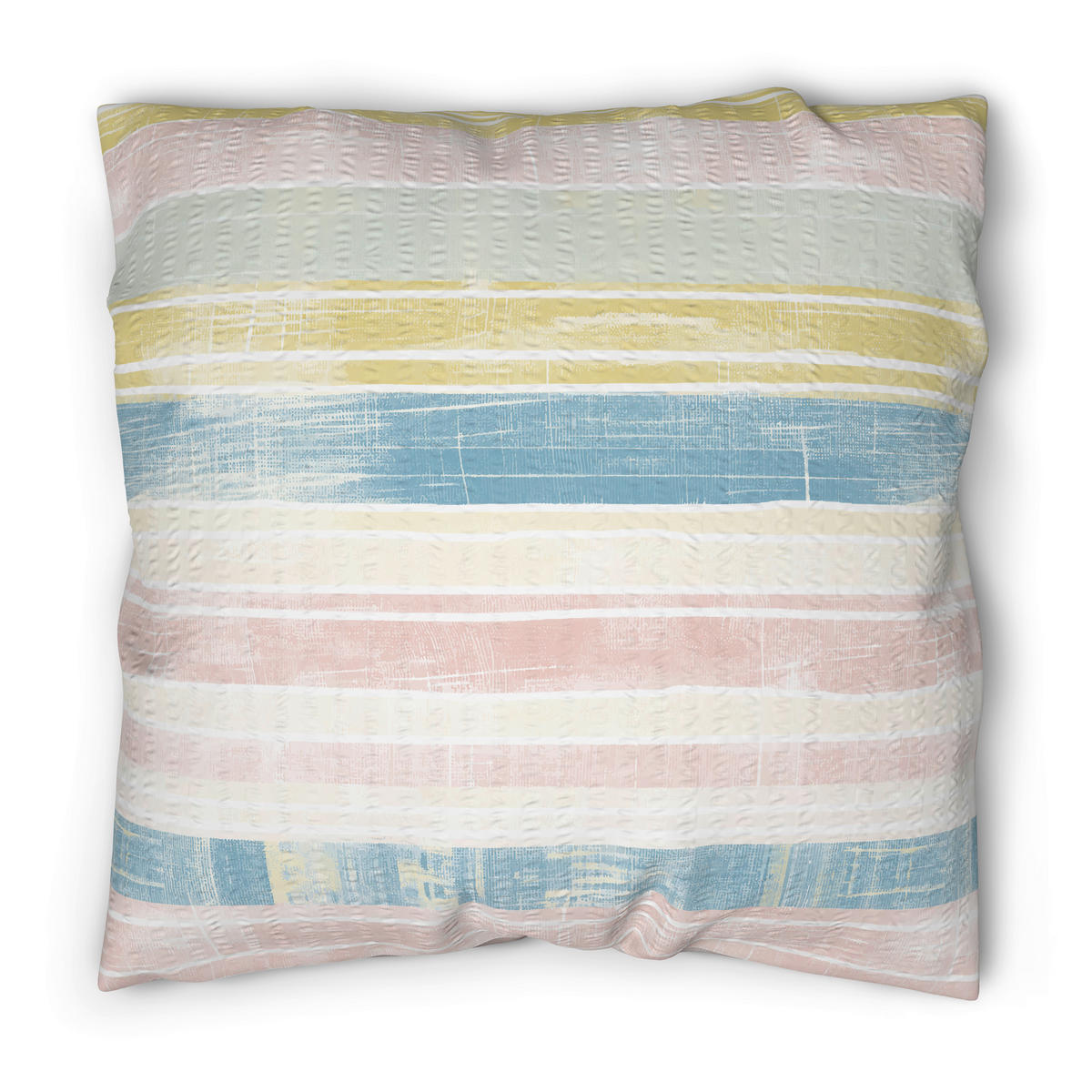 Baumwoll Bettwäsche Seersucker Bettwäsche_Seersucker Streifen bunt - Multi (135,00/200,00cm) - CASTELL