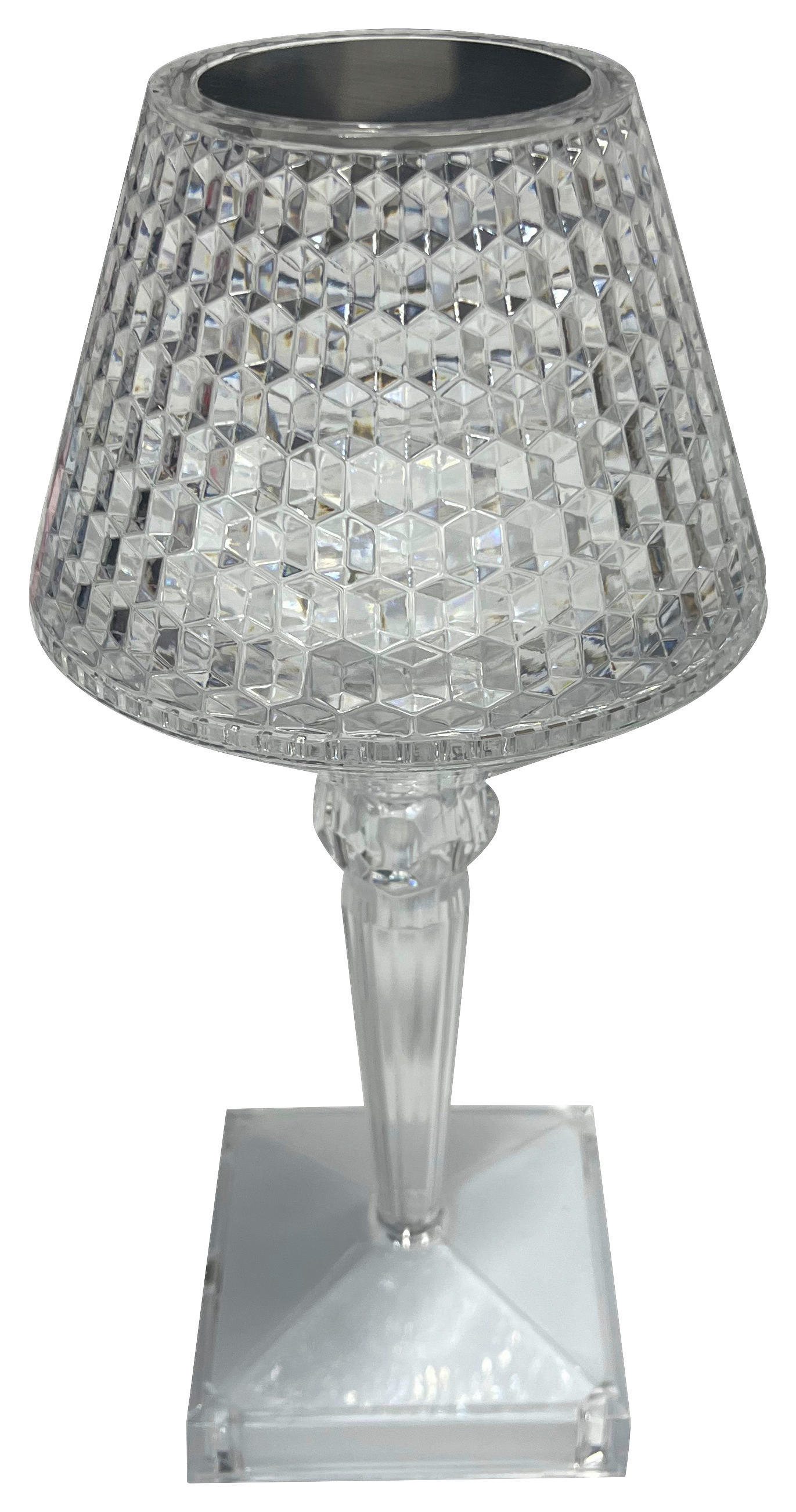 LED-Tischleuchte Kunststoff H/D: ca. 24x12 cm LED-RGB-Tischleuchte_Irma - (12,00/24,00cm)