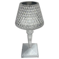 LED-Tischleuchte Kunststoff H/D: ca. 24x12 cm LED-RGB-Tischleuchte_Irma - (12,00/24,00cm)