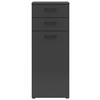 Kommode Multi-Stauraum Typ 17 anthrazit B/H/T: ca. 45x115x40 cm Multi-Stauraum Typ 17 - anthrazit (45,00/115,00/40,00cm)