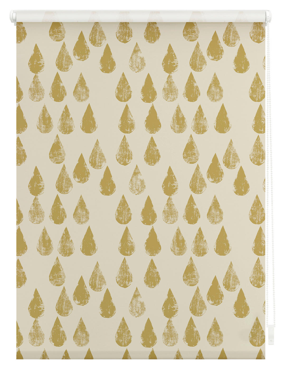 LICHTBLICK Verdunkelungsrollo Golden Drops gold B/L: ca. 80x150 cm Golden Drops - gold (80,00/150,00cm) - LICHTBLICK
