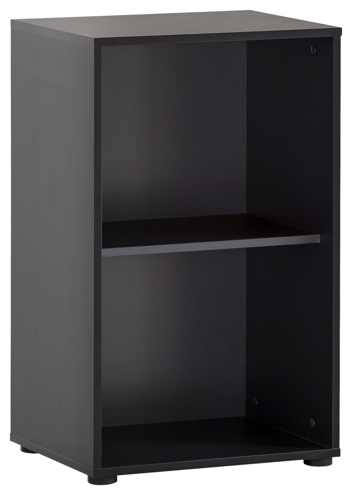 Regal Aino schwarz matt B/H/T: ca. 51x83,6x41 cm Aino - schwarz (51,00/83,60/41,00cm) - Möbelpartner