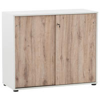 Schiebetürenschrank Serie 400 perlweiß B/H/T: ca. 100,1x83,6x41 cm Serie 400 - perlweiß (100,10/83,60/41,00cm) - Möbelpartner