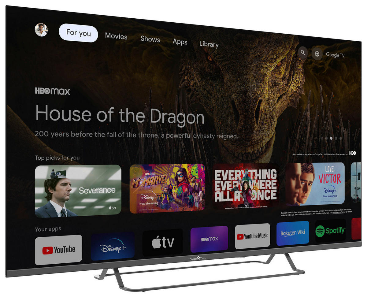 Smart-Tech LED-TV D: ca. 126 cm QLED-TV_50"_4K_50QG02V_SmartTech - (126,00cm) - Smart-Tech