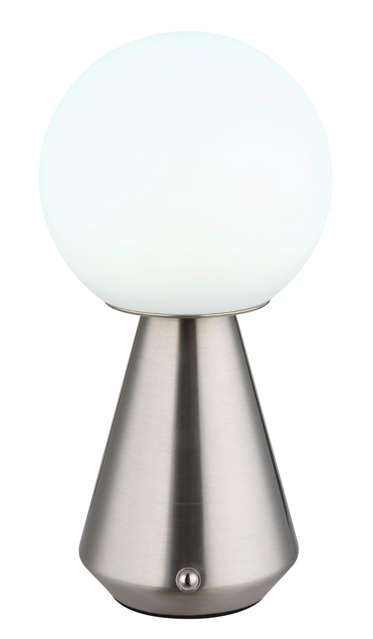 GLOBO Tischleuchte SORA - nickel matt/Opal (12,00/23,50cm) - GLOBO
