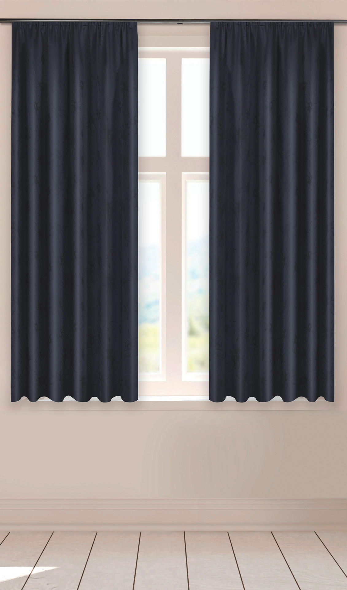 ACUS design collection Dekovorhang Paradiso anthrazit B/L: ca. 140x175 cm Paradiso - anthrazit (140,00/175,00cm) - ACUS design collection