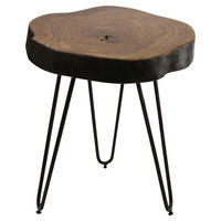 Beistelltisch rosenholz Holz B/H/T: ca. 35x46x35 cm Beistelltisch BAGLI - rosenholz (35,00/46,00/35,00cm) - Wohnling