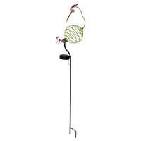 LED-Solarleuchte KRANICH NV4124701 multicolor Metall B/H/L: ca. 13x86x11 cm LED Solarleuchte KRANICH mit LED - multicolor (11,00/13,00/86,00cm) - Näve Leuchten