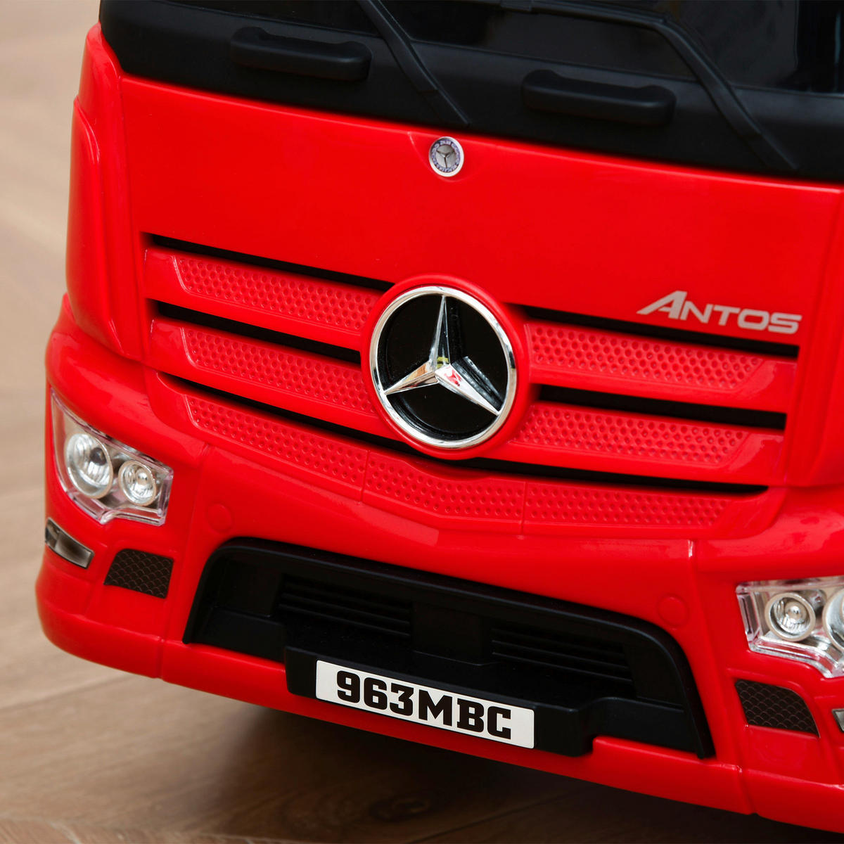 HOMCOM Kinder-Rutschfahrzeug B/H/L: ca. 28,5x45x62,5 cm Rutschfahrzeug - rot/schwarz (62,50/28,50/45,00cm) - HOMCOM