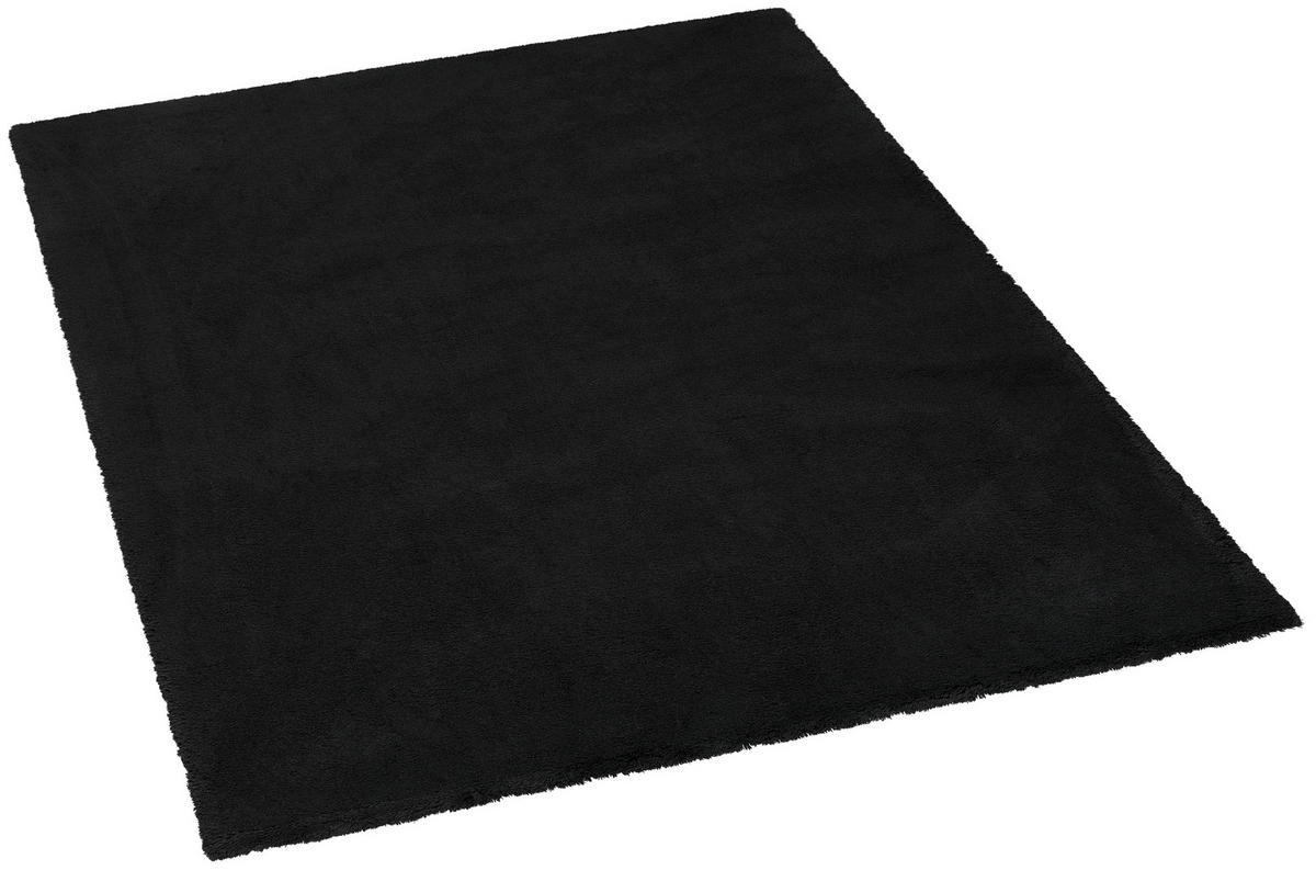 Teppich Softy schwarz B/L: ca. 120x160 cm Softy - schwarz (120,00/160,00cm)