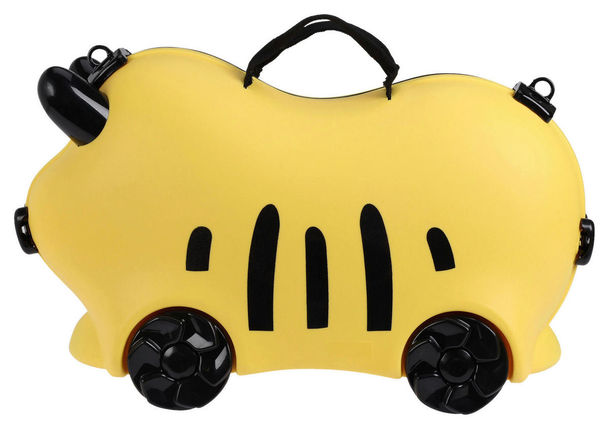 Kinder Sitzkoffer gelb Polypropylen B/H/L: ca. 54x23x33,5 cm Kinder-Sitzkoffer - gelb (33,50/54,00/23,00cm)