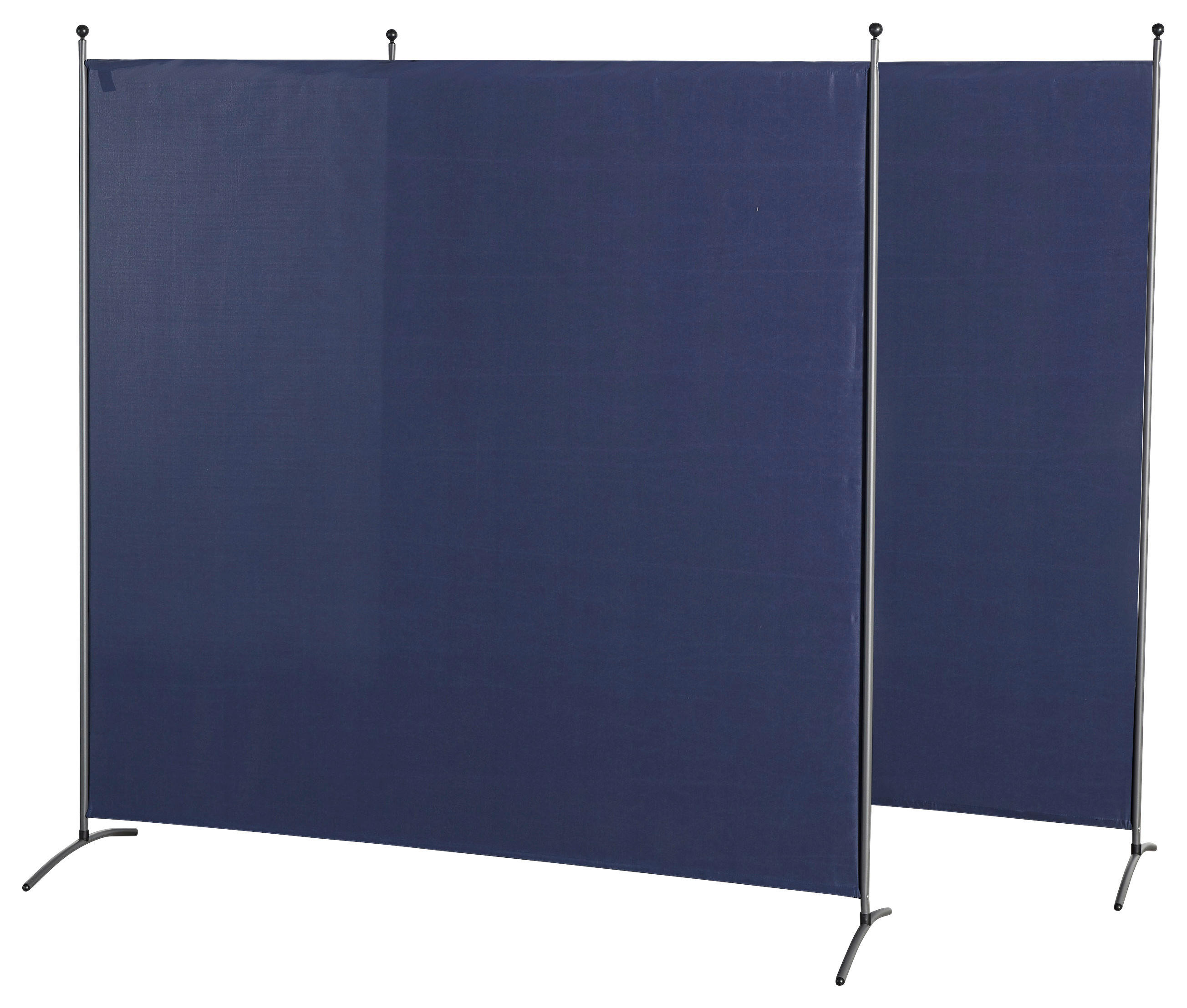 Grasekamp Doppelpack Stellwand blau Polyester-Mischgewebe B/H: ca. 180x180 cm