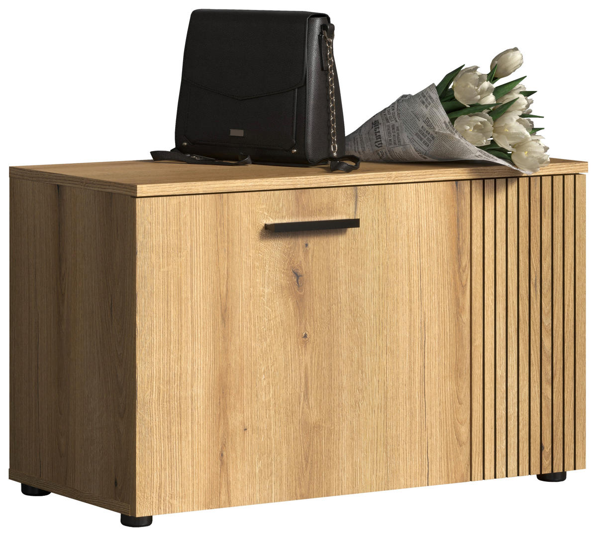 Schuhbank Pure Bliss Eiche Evoke Oak Nachbildung B/H/T: ca. 80x49x36 cm Pure Bliss - Eiche (80,00/49,00/36,00cm)