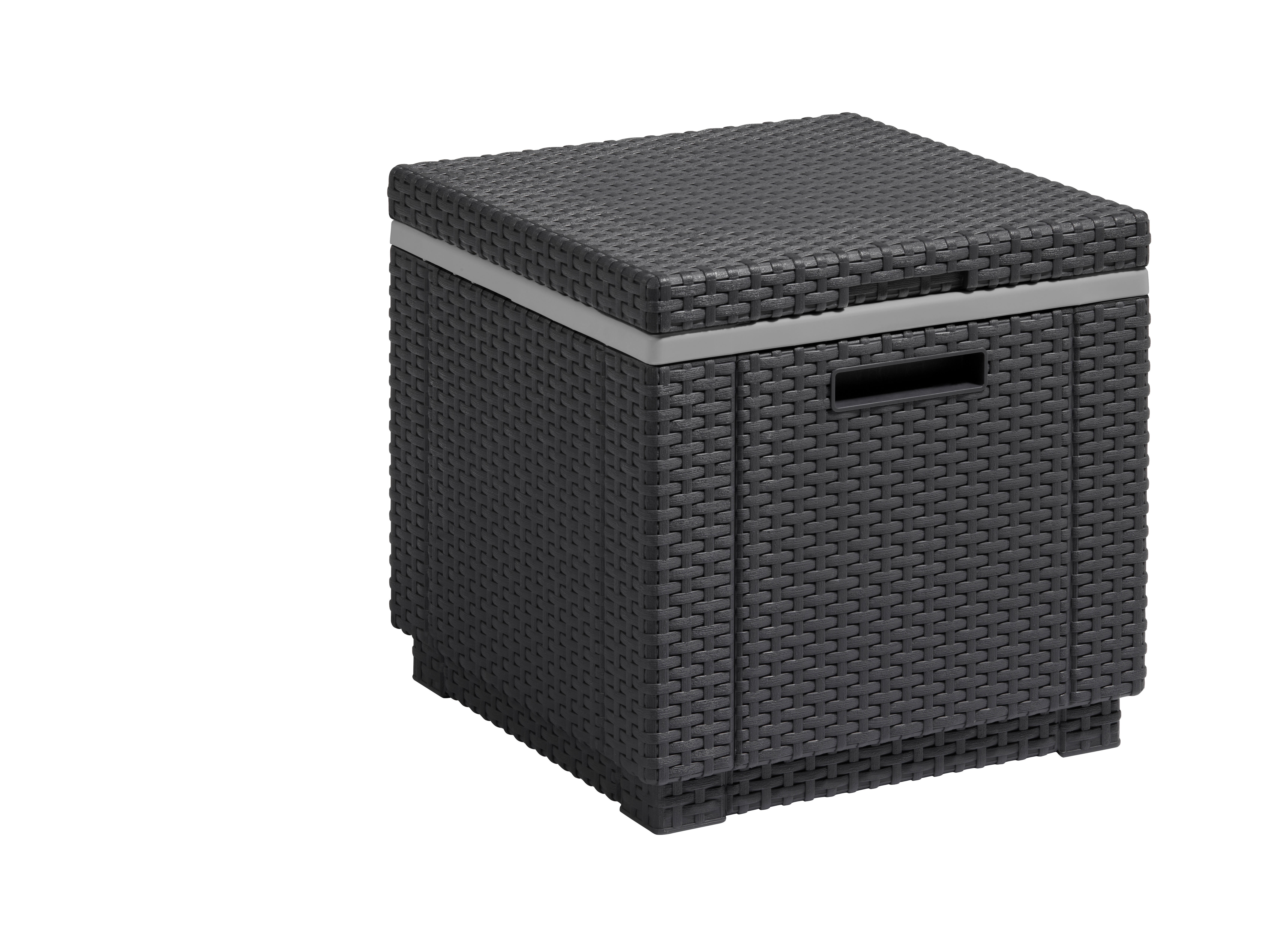 Allibert Kühlbox Ice-Cube B/H/L: ca. 42x41x42 cm Ice-Cube - Graphit (42,00/42,00/41,00cm) - Allibert