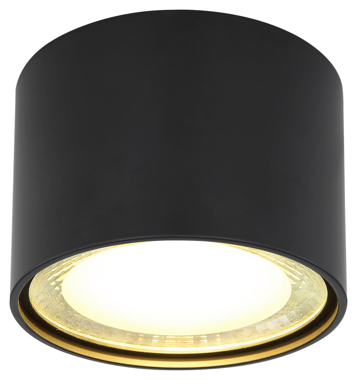 GLOBO LED-Deckenleuchte mattschwarz Metall Glas H/T: ca. 8x11,3 cm 1 Brennstellen SERENA - mattschwarz (11,30cm) - GLOBO