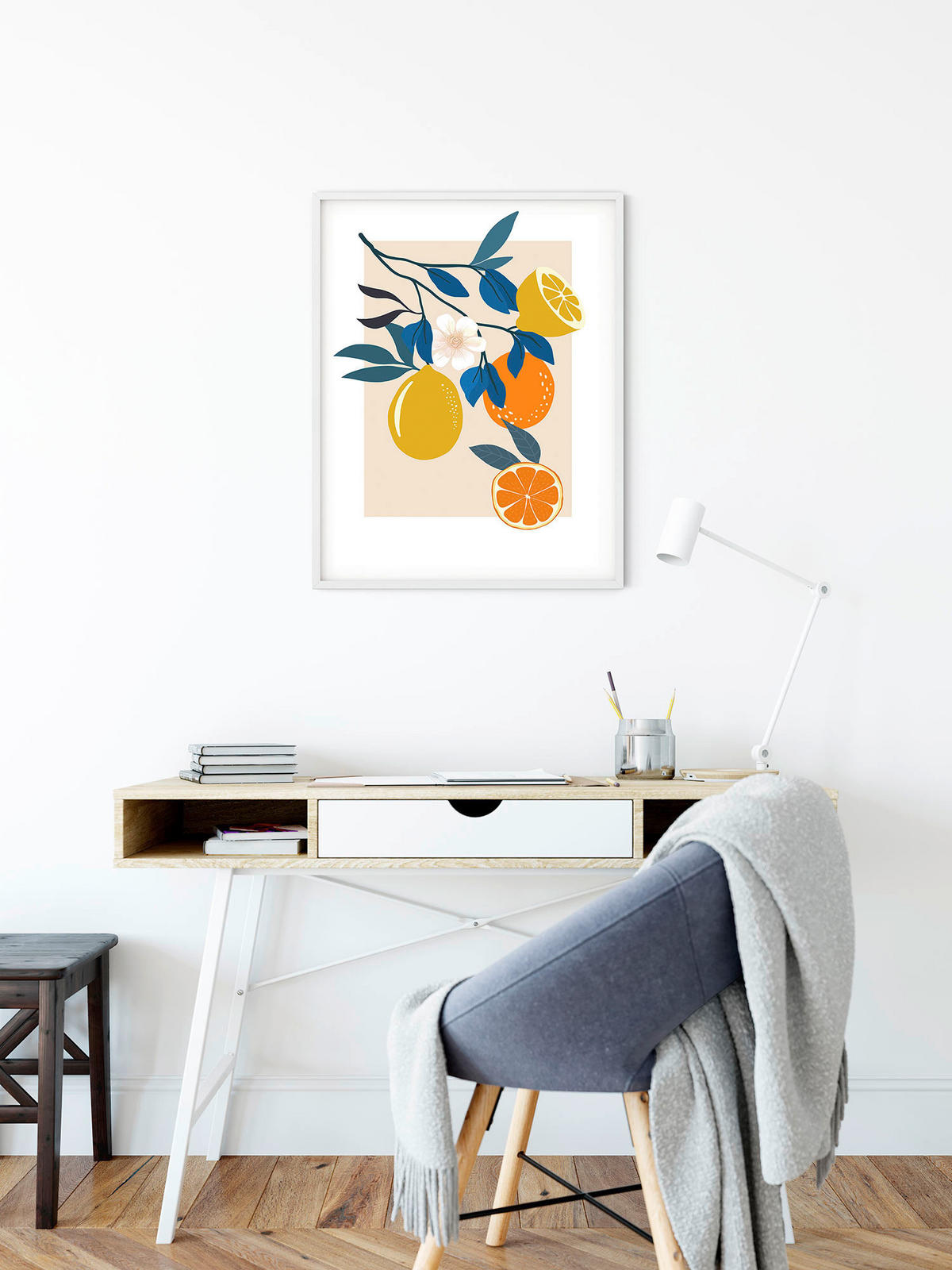 Komar Poster Illustration Finest Fruits Pflanzen B/L: ca. 50x70 cm Illustration Finest Fruits - (50,00/70,00cm) - Komar
